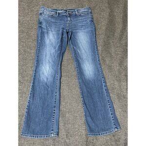 Mossimo Women's 10R Bootcut Jeans Mid Rise Blue Denim Modern Fit Stretch
